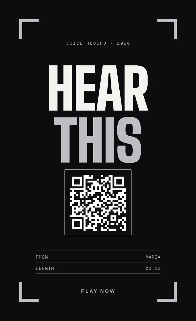 Hear this (black and silver)